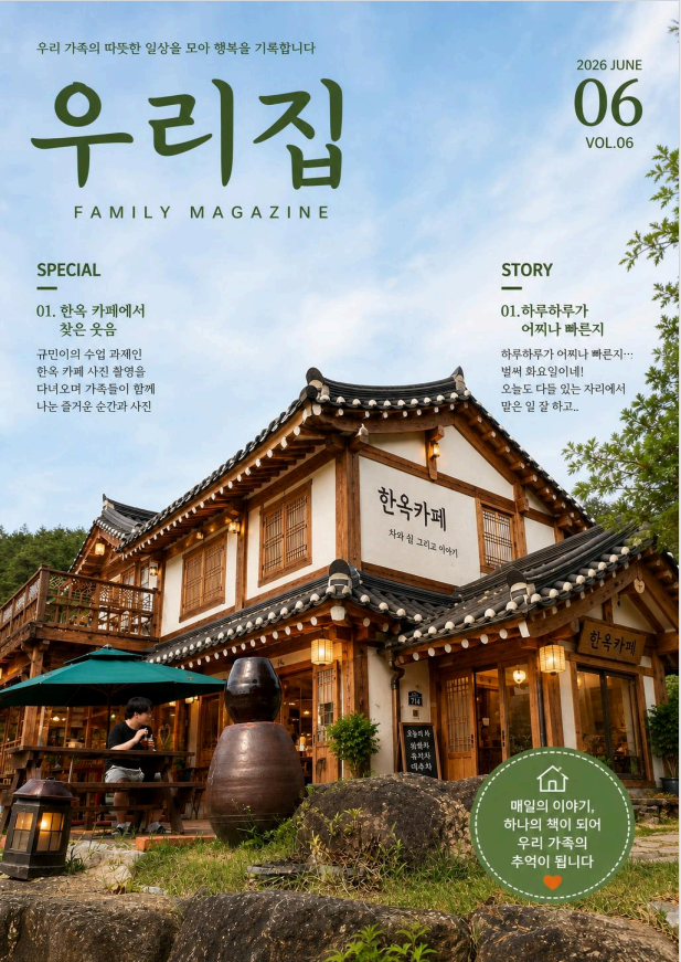우리가족이야기 프리미엄 가족책 표지